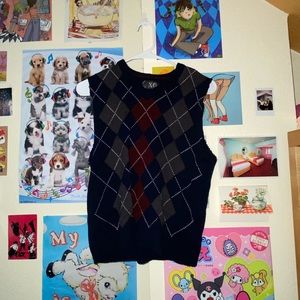 Navy Blue Sweater Vest